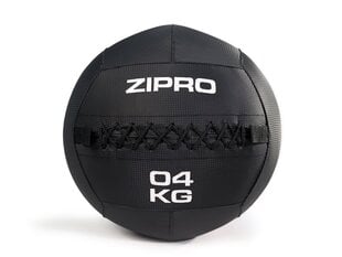 Jõutreeningupall Zipro 4 kg, must цена и информация | Медболы | kaup24.ee