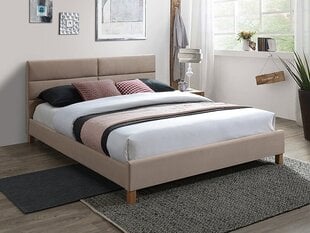 Кровать Signal Meble Sierra, 160х200 см, бежевая цена и информация | Кровати | kaup24.ee