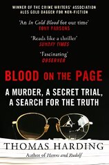 Blood on the Page: WINNER of the 2018 Gold Dagger Award for Non-Fiction hind ja info | Elulooraamatud, biograafiad, memuaarid | kaup24.ee