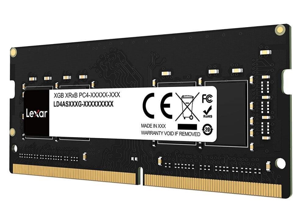 NB MEMORY 32GB PC25600 DDR4/SO LD4AS032G-B3200GSST LEXAR цена и информация | Operatiivmälu (RAM) | kaup24.ee