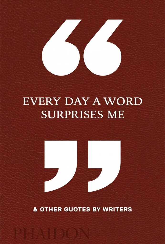 Every Day a Word Surprises Me & Other Quotes by Writers hind ja info | Lühijutud, novellid | kaup24.ee