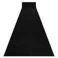 Rugsx ковровая дорожка Rumba, чёрная, 100 см