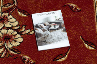 Rugsx ковровая дорожка BCF Trio, бордовая, 200 см цена и информация | Коврики | kaup24.ee