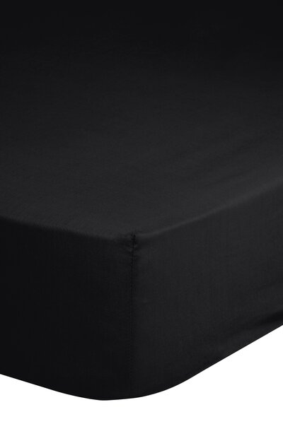 Puuvillane voodilina kummiga JERSEY Emotion 90x220 cm, must hind ja info | Voodilinad | kaup24.ee
