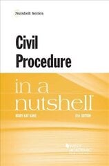 Civil Procedure in a Nutshell 8th Revised edition цена и информация | Книги по экономике | kaup24.ee