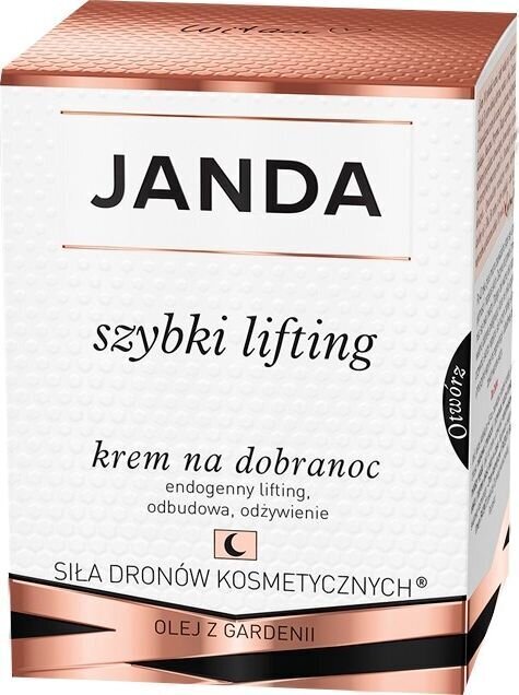 Kortsudevastane öökreem Janda Fast Lifting 40+, 50 ml цена и информация | Näokreemid | kaup24.ee