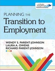 Planning the Transition to Employment hind ja info | Ühiskonnateemalised raamatud | kaup24.ee