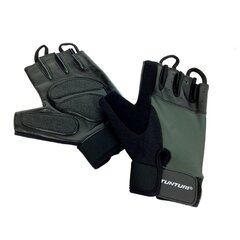 Treeningkindad Tunturi Fitness Gloves Pro Gel, suurus XL, hall/must цена и информация | Перчатки для турника и фитнеса | kaup24.ee