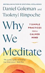 Why We Meditate: 7 Simple Practices for a Calmer Mind hind ja info | Eneseabiraamatud | kaup24.ee