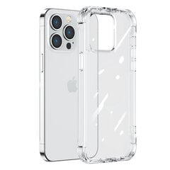 Telefoniümbris Joyroom Defender Series Case Cover for iPhone 14 Plus Armored Hook Cover Stand Clear (JR-14H3), läbipaistev цена и информация | Чехлы для телефонов | kaup24.ee