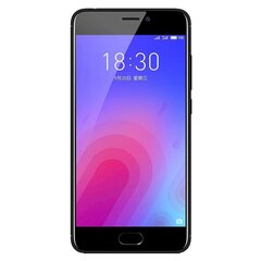 Mobiiltelefon Meizu M6, 3/32 GB, must hind ja info | Telefonid | kaup24.ee