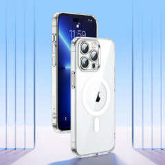 Telefoniümbris Joyroom 14D Magnetic Case Magnetic Case for iPhone 14 Compatible with MagSafe transparent (JR-14D5), läbipaistev hind ja info | Telefoni kaaned, ümbrised | kaup24.ee