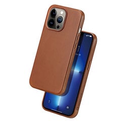 Telefoniümbris Dux Ducis Naples case for iPhone 13 Pro leather cover (MagSafe compatible), pruun hind ja info | Telefoni kaaned, ümbrised | kaup24.ee