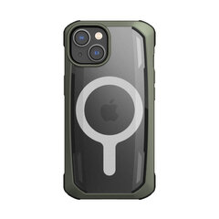 Telefoniümbris Raptic X-Doria Secure Case iPhone 14 with MagSafe armored cover, roheline цена и информация | Чехлы для телефонов | kaup24.ee