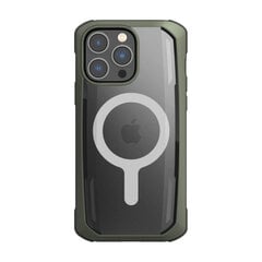 Telefoniümbris Raptic X-Doria Secure Case iPhone 14 Pro with MagSafe armored cover, roheline hind ja info | Telefoni kaaned, ümbrised | kaup24.ee