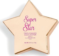 Säraandev toode I Heart Revolution Triple Baked Highlighter Star of the Show Super Star, 3.50 g hind ja info | Päikesepuudrid, põsepunad | kaup24.ee