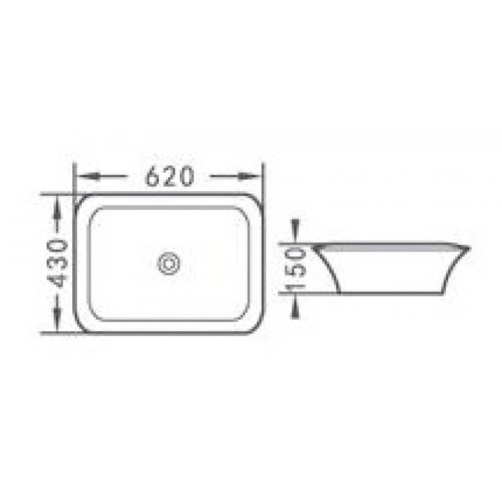 Kraanikauss 8370 hind ja info | Kraanikausid, valamud | kaup24.ee