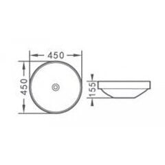 Kraanikauss 8159 hind ja info | Kraanikausid, valamud | kaup24.ee