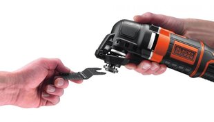 BLACK + DECKER MT300KA-QS-Multi-võnkuv võnkuv 300W koos tarvikute ja tarvikutega цена и информация | Шлифовальные машины | kaup24.ee