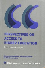 Perspectives on Access to Higher Education: Practice and Research цена и информация | Книги по социальным наукам | kaup24.ee