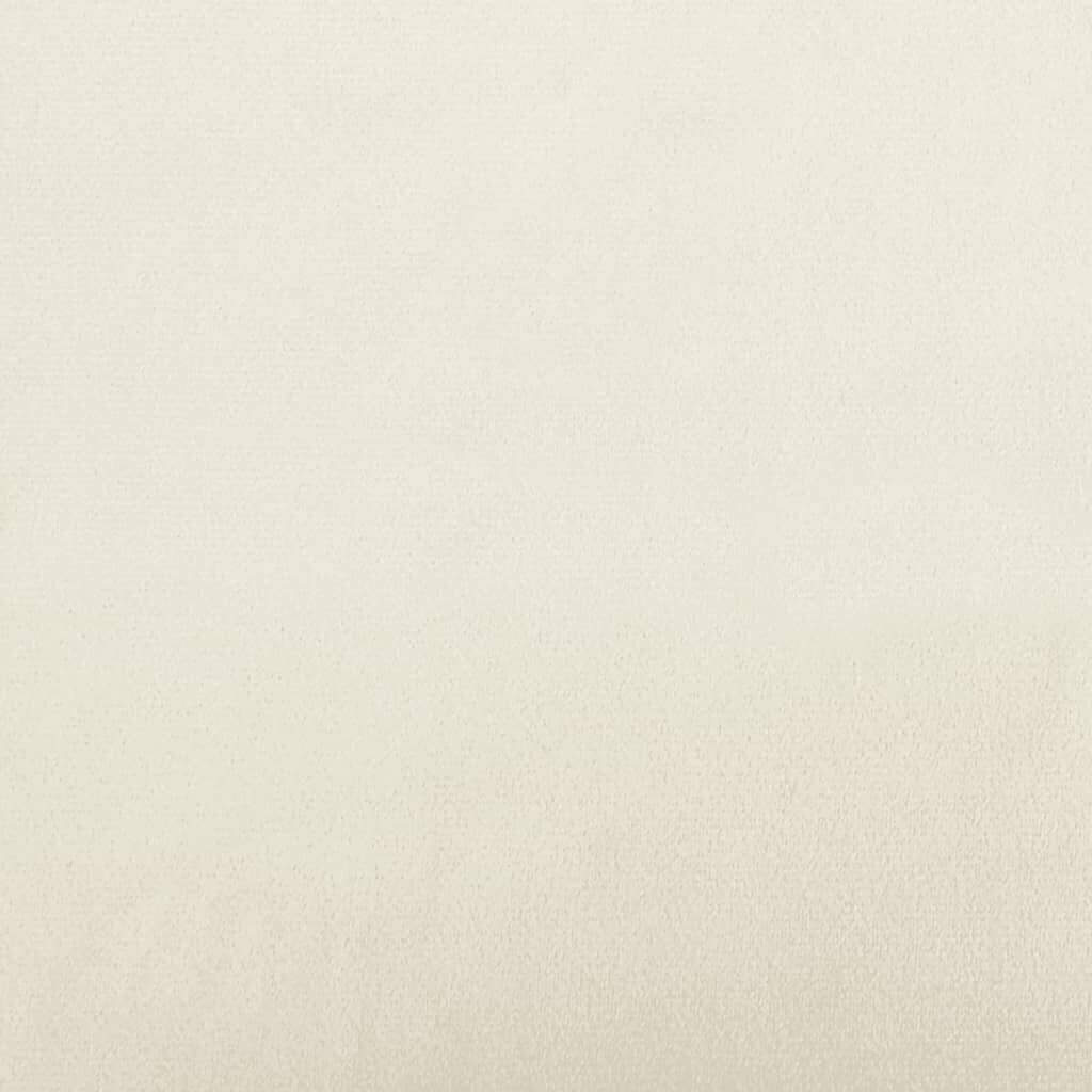 vidaXL tugitool, kreemjas, 62 x 79 x 79 cm, samet цена и информация | Tugitoolid ja tugitoolvoodid | kaup24.ee