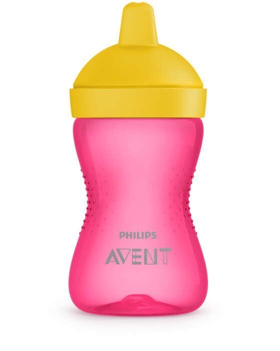 Joogipudel Philips Avent My Grippy 18 kuud 300 ml, roosa цена и информация | Lutipudelid ja aksessuaarid | kaup24.ee