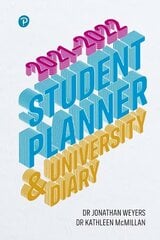 Student Planner and University Diary 2021-2022 цена и информация | Книги по социальным наукам | kaup24.ee