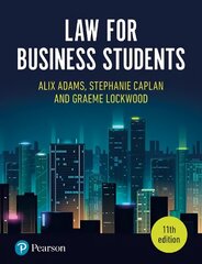 Law for Business Students 11th edition hind ja info | Majandusalased raamatud | kaup24.ee