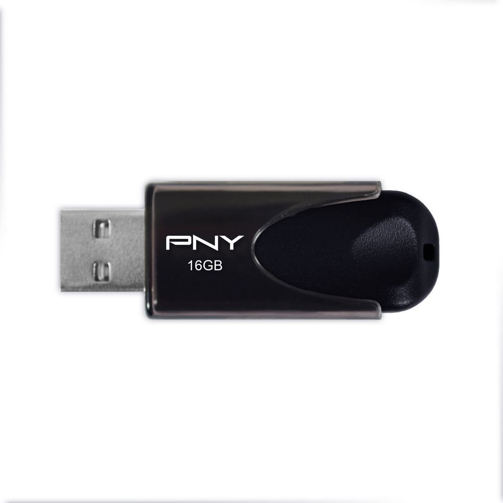 Mälupulk PNY Attaché 4 USB 2.0 16 GB, must цена и информация | Mälupulgad | kaup24.ee