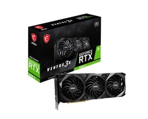 MSI GeForce RTX 3060 Ti VENTUS 3X 8GD6X OC (RTX3060TIVENTUS3X8GD6XOC) hind ja info | Videokaardid (GPU) | kaup24.ee