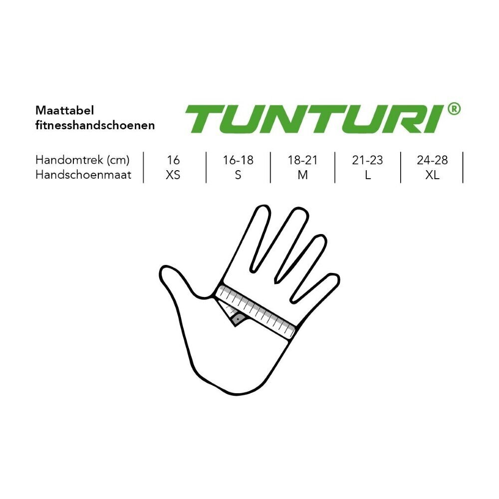 Treeningkindad Tunturi Fitness Gloves Pro Gel, suurus L, hall/must hind ja info | Jõusaali kindad | kaup24.ee