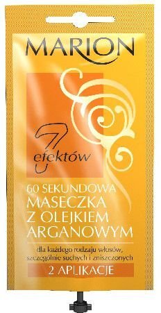 60-sekundiline mask argaaniaõliga Marion Hair Line, 15 ml цена и информация | Maskid, õlid, seerumid | kaup24.ee