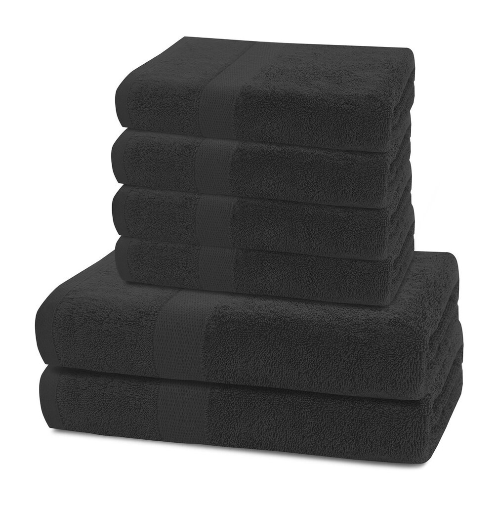Decoking rätik Marina, must- erinevad suurused hind ja info | Rätikud, saunalinad | kaup24.ee