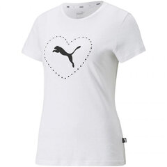 PUMA Valentine"s Day Graphic цена и информация | Женские футболки | kaup24.ee