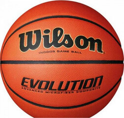 Wilson Evolution Indoor Game Ball for basket WTB0516XBEMEA цена и информация | Баскетбольные мячи | kaup24.ee