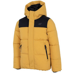 Куртка для мальчика 4F, желтая, HJZ22 JKUMP004 82S цена и информация | 4F Одежда, обувь для детей и младенцев | kaup24.ee