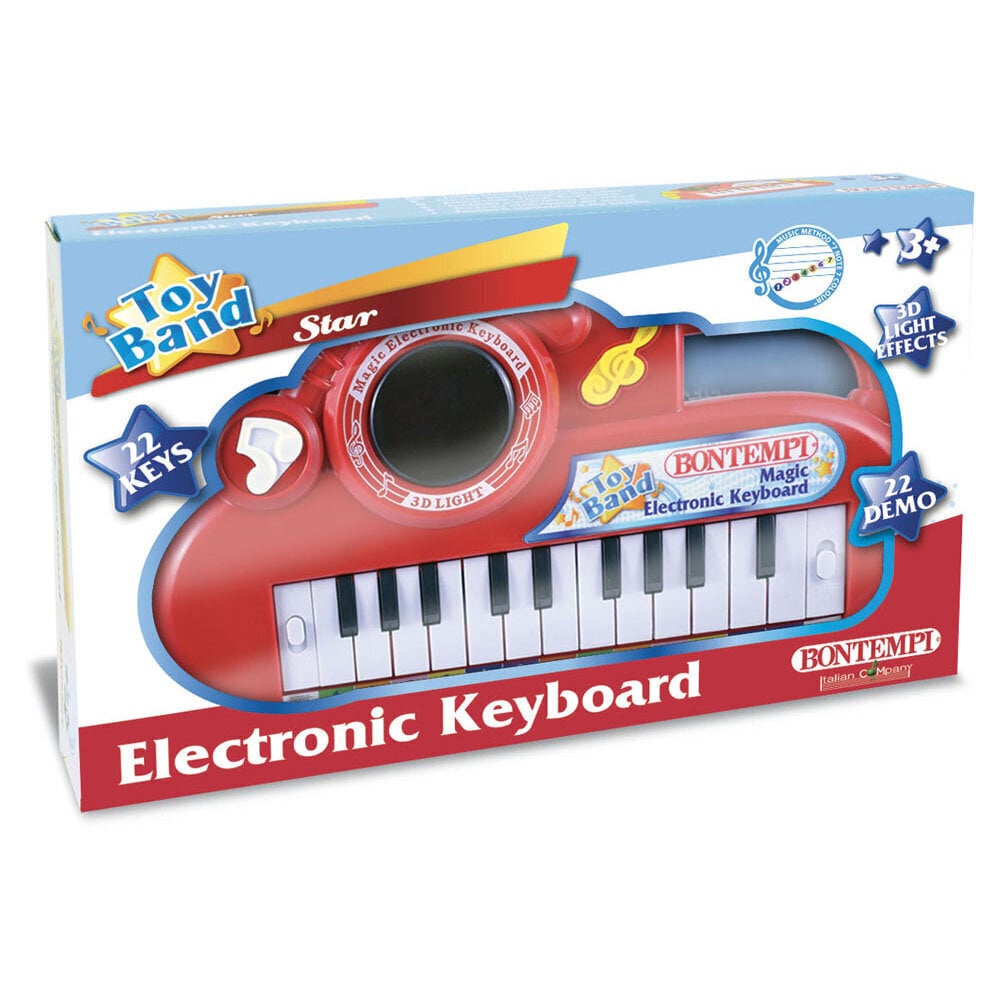 Elektrooniline klaver Bontempi 22 klahvi valgustatud mulliga, 12 2230 цена и информация | Arendavad mänguasjad | kaup24.ee