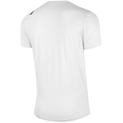 Футболка 4F, M, белый, H4Z22 TSMF351 10S цена и информация | Мужские футболки | kaup24.ee