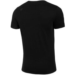 Мужская футболка 4F M H4Z22 TSM354 20S, черная цена и информация | Meeste T-särgid | kaup24.ee