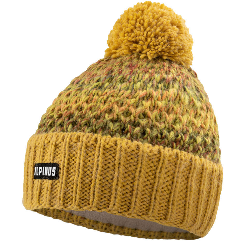 Naiste talvemüts Alpinus Autiola ST18333, kollane-fuksiavärv hind ja info | Naiste mütsid ja peapaelad | kaup24.ee
