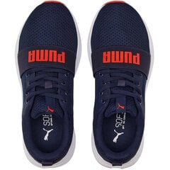 Puma Wired Run Jr laste seedrid 21. 374214, tumesinised цена и информация | Детская спортивная обувь | kaup24.ee