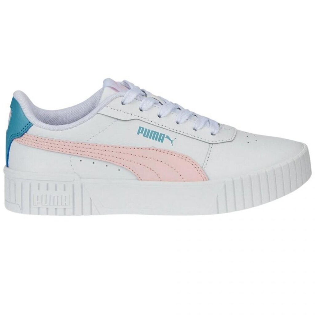 Spordijalatsid naistele Puma Carina 2.0 Jr 386185 05, valged цена и информация | Laste spordijalatsid | kaup24.ee