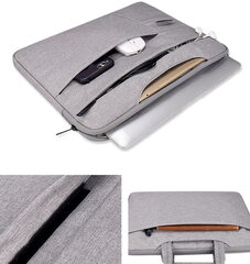 Sülearvuti kott T6-1 15,6", hall hind ja info | Sülearvutikotid | kaup24.ee