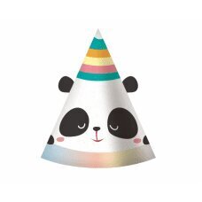 Peomüts, 6 tk, Dreamy Panda (PF-CZRP) 8383 hind ja info | Peokaunistused | kaup24.ee