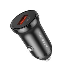 Автомобильная зарядка Borofone BZ18 Quick Charge 3.0 18W + MicroUSB черная цена и информация | Зарядные устройства для телефонов | kaup24.ee