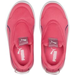 Кроссовки для детей Puma Courtflex v2 Slip On PS Jr 374858 12, розовые цена и информация | Детская спортивная обувь | kaup24.ee