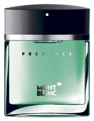 Туалетная вода Mont Blanc Presence edt 50 мл цена и информация | Мужские духи | kaup24.ee