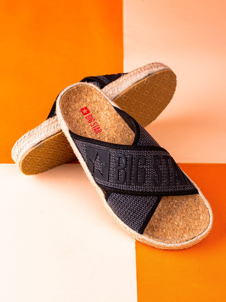 Naiste Big Star mustad espadrillid hind ja info | Naiste plätud ja sussid | kaup24.ee