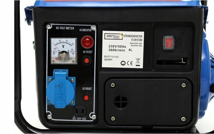 Bensiini elektrigeneraator 2HP - 1,5kW - 1500W цена и информация | Generaatorid | kaup24.ee
