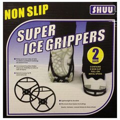 Нескользящие шипы для обуви Shuu Super Ice Grippers цена и информация | Ледоходы, накладки на обувь | kaup24.ee